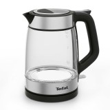 Tefal Bollitore in vetro KI605830 bollitore elettrico 1.7 L 2200 W nero argento trasparente