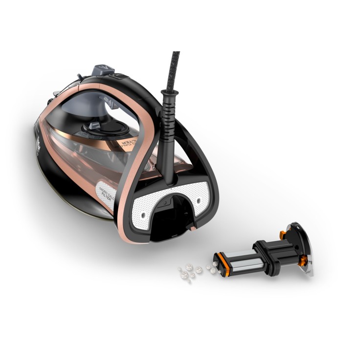 Tefal Ultimate Pure FV9845 ferro da stiro a vapore piastra Durilium Autoclean 3200 W nero rame