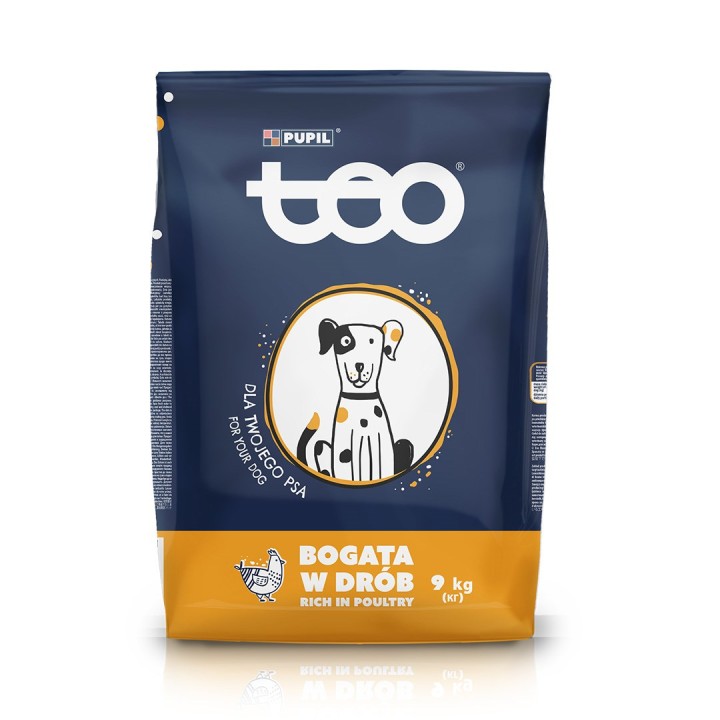 TEO Ricco di pollame - cibo secco per cani - 9kg