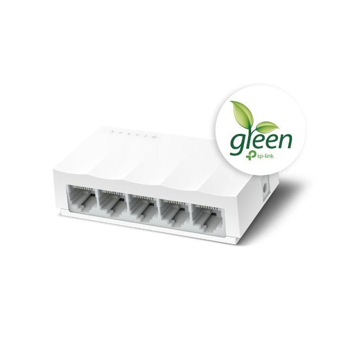 TP-Link LS1005 Switch di rete Fast Ethernet non gestito (10/100) bianco