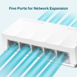 TP-Link LS1005 Switch di rete Fast Ethernet non gestito (10/100) bianco
