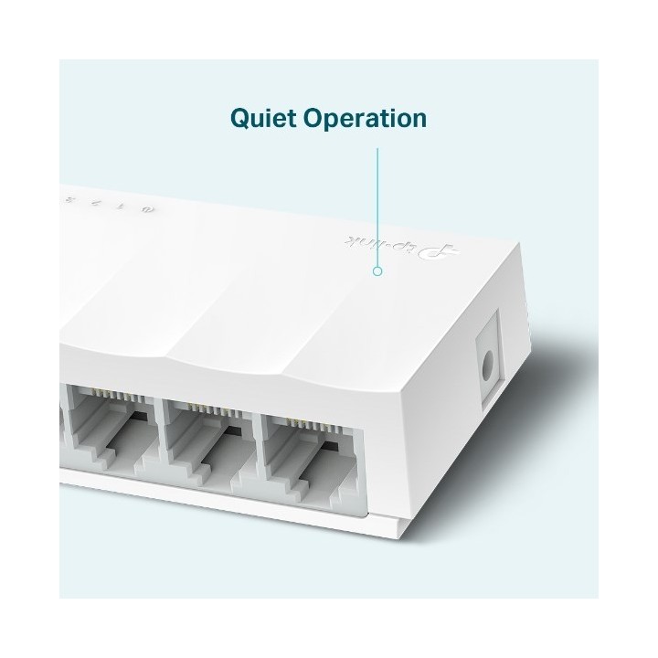 TP-Link LS1005 Switch di rete Fast Ethernet non gestito (10/100) bianco