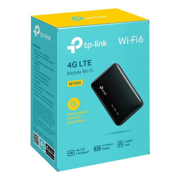 TP-Link M7005 router wireless single-band (2.4 GHz) 4G nero