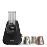 Tefal MB77EN Grattugia/spiralizzatore elettrica plastica nero