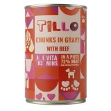 TILLO Bocconi in salsa Manzo - cibo umido per cani - 415g