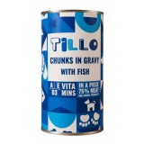 TILLO Bocconi in salsa Pesce - cibo umido per cani - 1250g