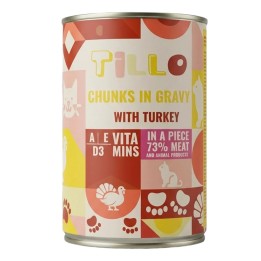 TILLO Bocconi in salsa Tacchino - cibo umido per gatti - 415g