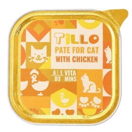 TILLO patè pollo - cibo umido per gatti - 100g
