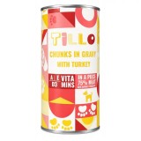 TILLO Bocconi in salsa Tacchino - cibo umido per cani - 1250g