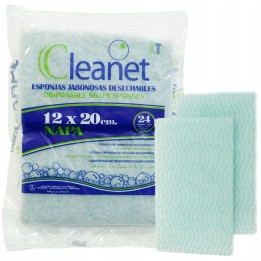 Cleanet Spugna per pulizia imbevuta di sapone