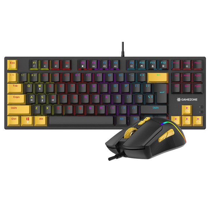 Tracer HORNET 87 tastiera mouse incluso gaming USB QWERTY inglese nero giallo