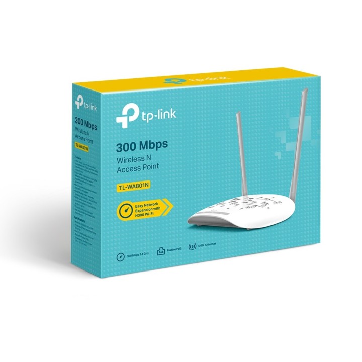 TP-Link TL-WA801N access point wireless 300 Mbit/s bianco Power over Ethernet (PoE)