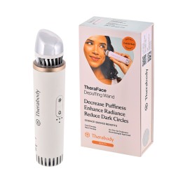 Therabody Massaggiatore Theraface Depuffing Wand viso bianco