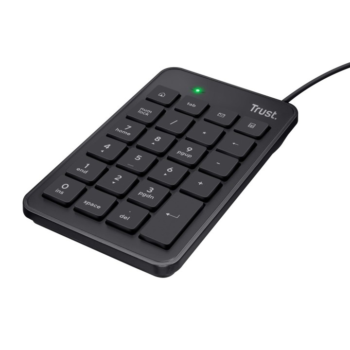 Trust 22221 Tastierino numerico Laptop/PC USB nero
