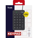 Trust 22221 Tastierino numerico Laptop/PC USB nero