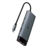 TP-Link UH6120C hub interfaccia USB Type-C grigio