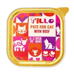 TILLO patè manzo - cibo umido per gatti - 100g