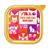 TILLO patè manzo - cibo umido per gatti - 100g