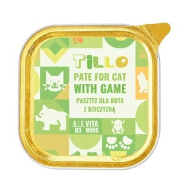 TILLO patè selvaggina - cibo umido per gatti - 100g