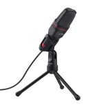 Trust GXT 212 Microfono PC nero rosso