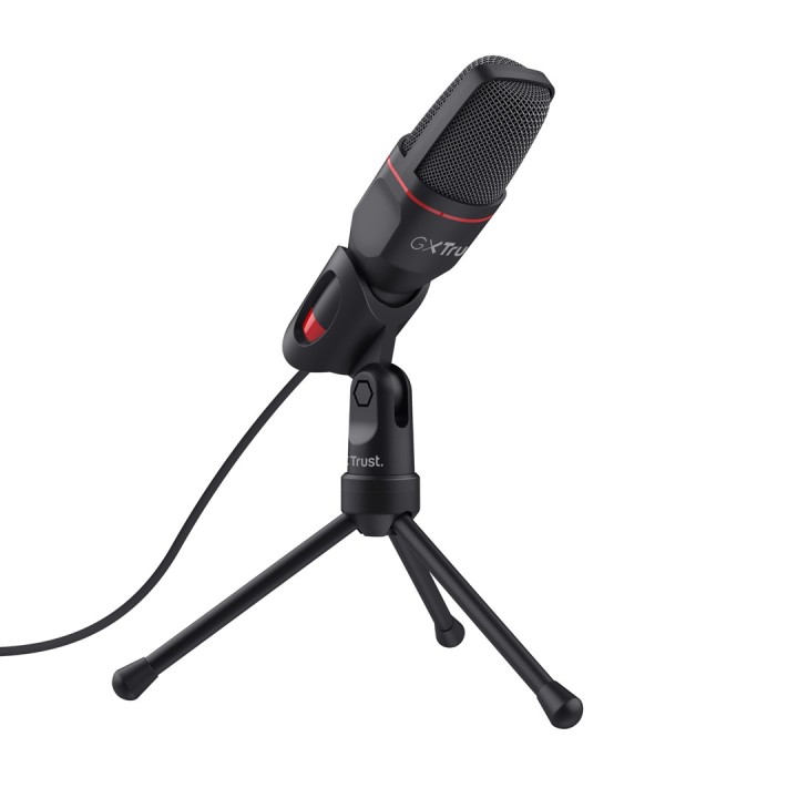 Trust GXT 212 Microfono PC nero rosso