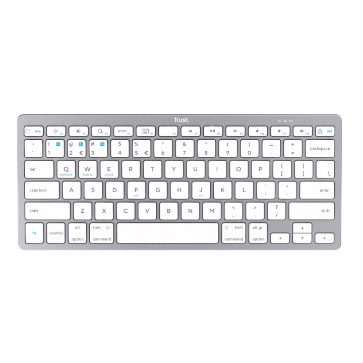 Trust Basic IS tastiera wireless argento (24651)