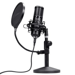 Trust GXT 269 Emita II Microfono da studio nero
