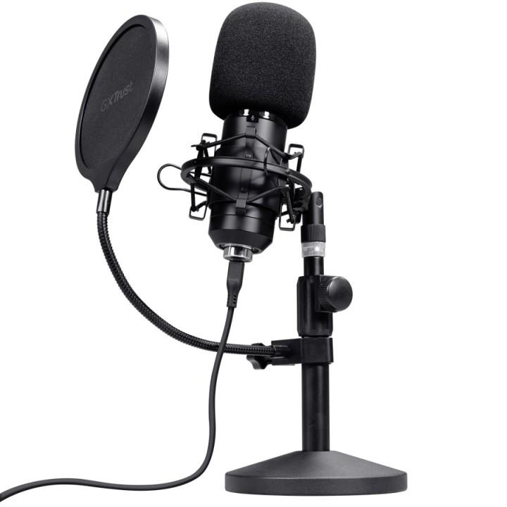 Trust GXT 269 Emita II Microfono da studio nero