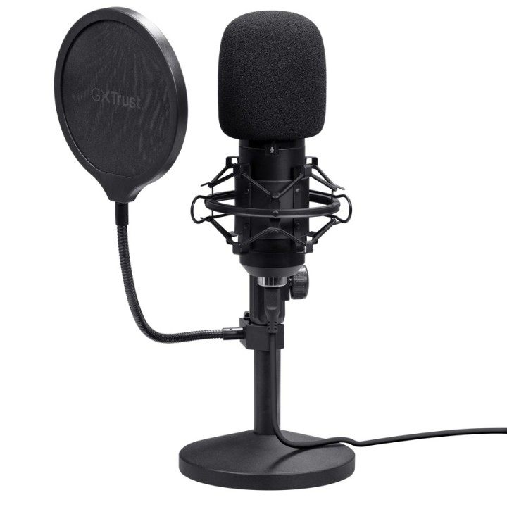 Trust GXT 269 Emita II Microfono da studio nero