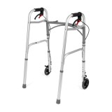 Sedia a rotelle a quattro ruote con freni TIMAGO JMC-C 3223 Silver