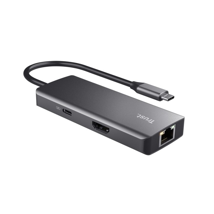 Trust Dalyx - adattatore multi-porta 6-in-1 USB-C 1000 Mbit/s (argento)