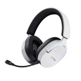 Trust GXT 491W FAYZO Cuffia cablata e wireless archetto gaming USB Type-C Bluetooth nero bianco