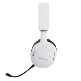 Trust GXT 491W FAYZO Cuffia cablata e wireless archetto gaming USB Type-C Bluetooth nero bianco