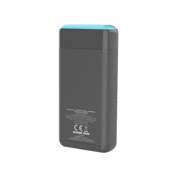 Tracer EnerGen 20000 mAh nero blu