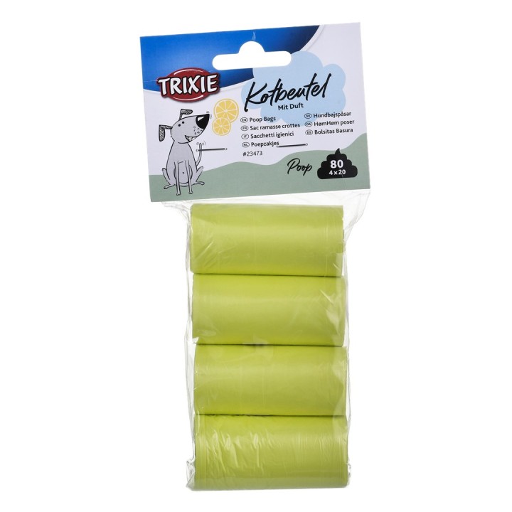 TRIXIE Profumo limone 23473 - sacchetti igienici - 4x20 pezzi