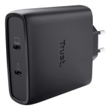 Trust Maxo 100W Caricabatteria 2 porte USB-C GaN