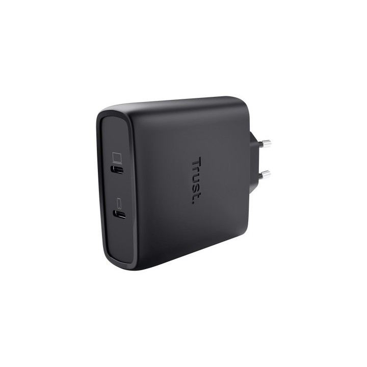 Trust Maxo 100W Caricabatteria 2 porte USB-C GaN