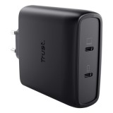 Trust Maxo 100W Caricabatteria 2 porte USB-C GaN