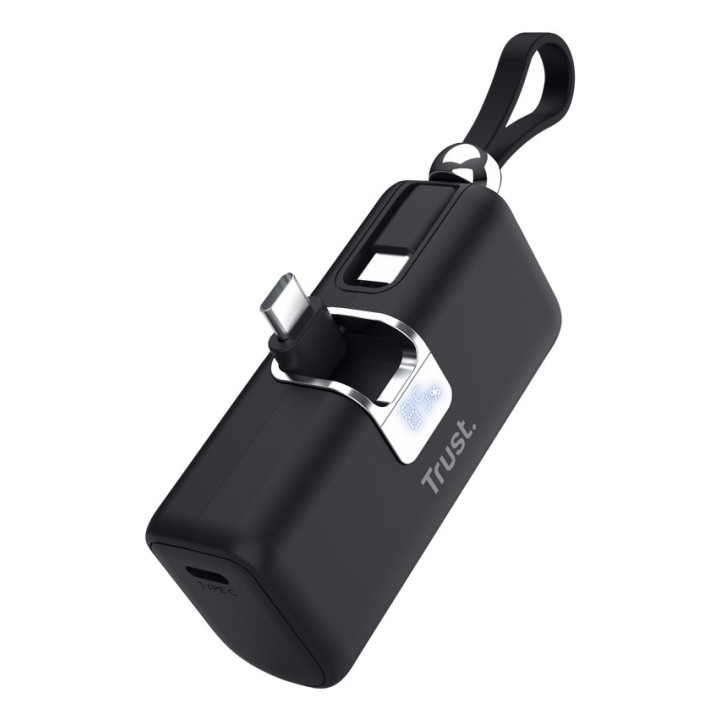 Trust Power bank Mobile Pacto Litio-Ioni (Li-Ion) 5000 mAh nero
