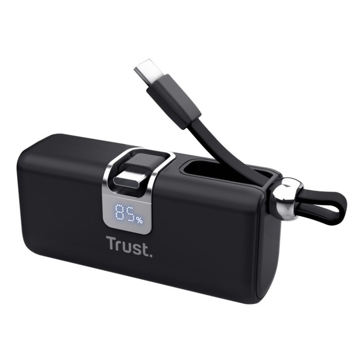 Trust Power bank Mobile Pacto Litio-Ioni (Li-Ion) 5000 mAh nero