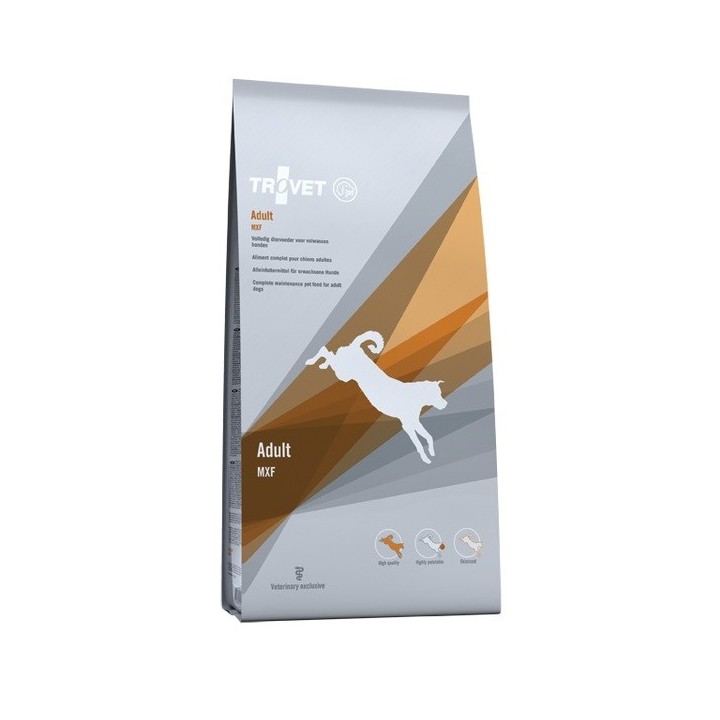 TROVET Adult MXF Pollame - Cibo secco per cani - 12 5kg
