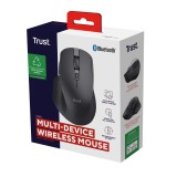 Trust Ozaa+ mouse ufficio destrorso RF Wireless + Bluetooth ottico 3200 DPI