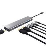 Trust 25661 Hub interfaccia USB Type-C Alluminio