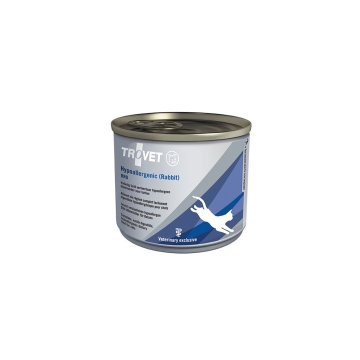 TROVET Ipoallergenico RRD con coniglio - Cibo umido per gatti - 200g