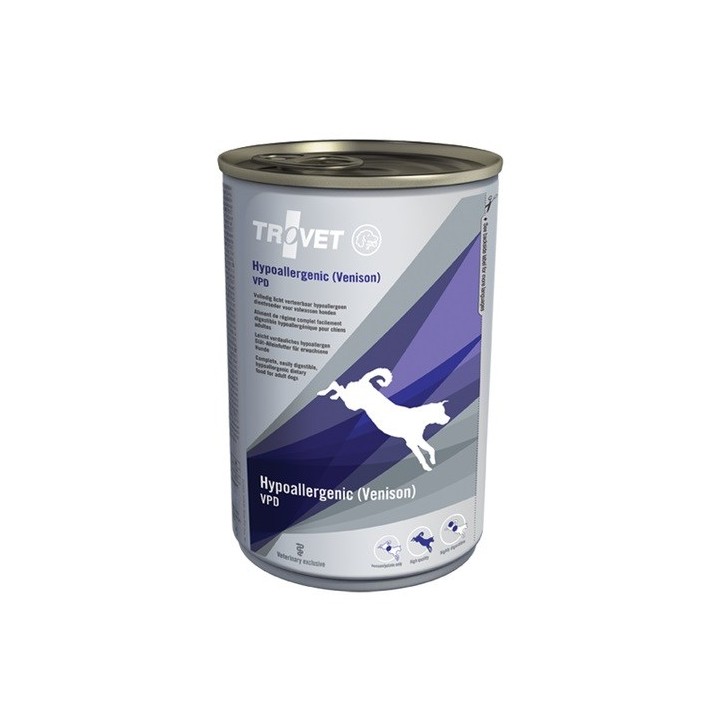 TROVET Ipoallergenico VPD con cervo - Cibo umido per cani - 400 g
