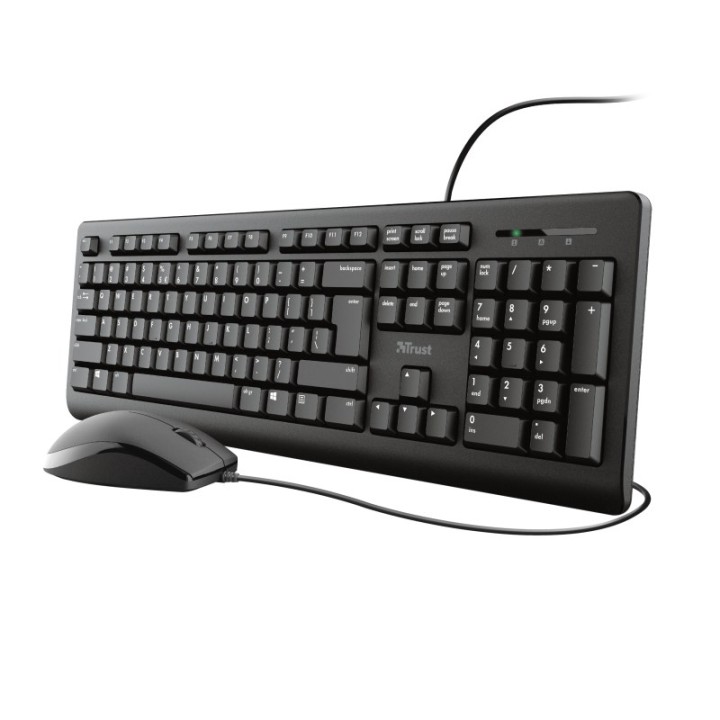 Trust Primo Tastiera USB QWERTY US inglese nero