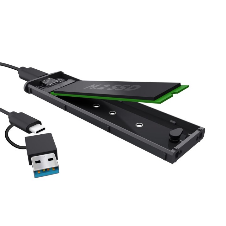 Trust 25806 Custodia per unità di archiviazione SSD nero