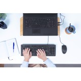 Trust Primo Tastiera USB QWERTY US inglese nero