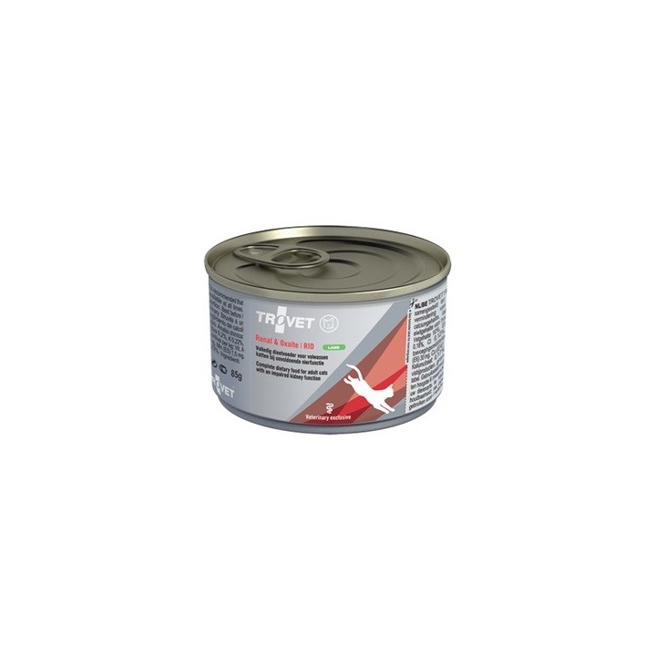 TROVET Renale & Ossalato RID Agnello - cibo umido per gatti - 100g