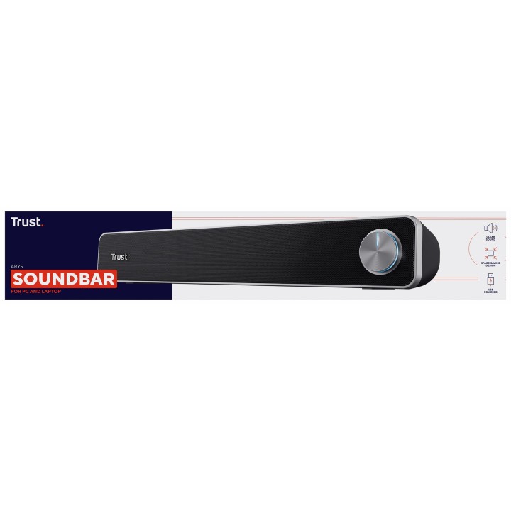 Soundbar Trust Arys - PC 2.0 ch. 6 W nero